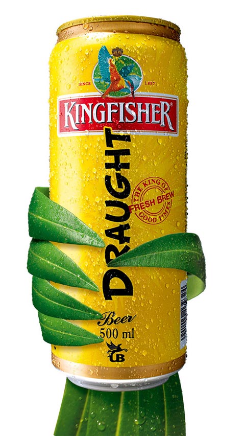 印度Kingfisher 啤酒平面广告